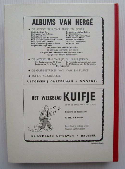 Kuifje (magazine) - Kuifje bundel 71 - Vlaams - 1 Album - Første udgave - 1966