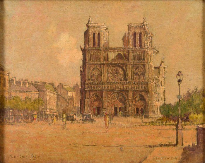 Henri van Os-Delhez (1880-1976) - Notre Dame, Parijs