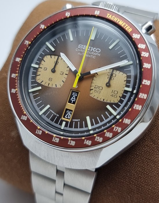 Seiko - Mænd - AUTOMATISK BULLHEAD KRONOGRAPH 6138-0040 1970-79