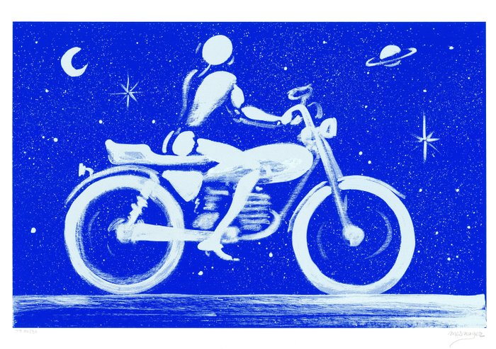 Jerome Mesnager (1961) - L'homme blanc en moto