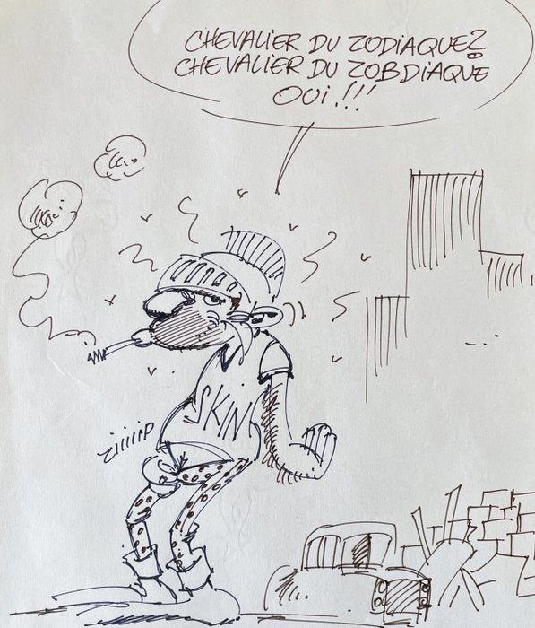 Achdé - Dessin original dédicacé