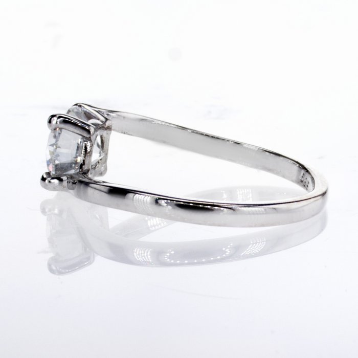 Ingen mindstepris - Forlovelsesring - 14 karat Hvidguld -  1.07ct. tw. Diamant (Natur)