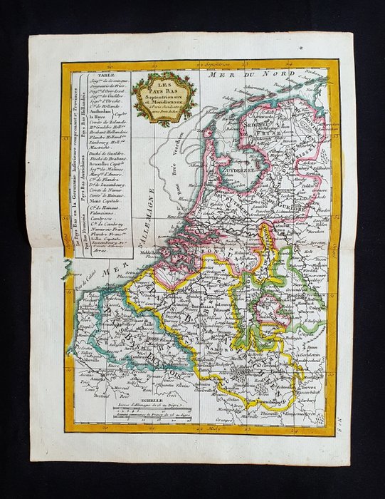 Europa - Holland / Amsterdam / Belgien / Rotterdam; G. Rizzi Zannoni / Janvier / Lattre - Les Pays Bas - 1761-1780