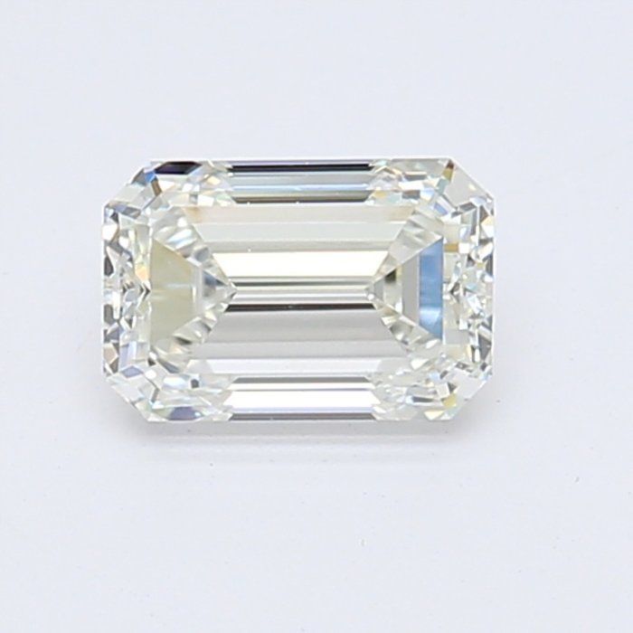 1 pcs Diamant  (Natur)  - 090 ct - Smaragd - H - VS1 - Gemological Institute of America (GIA)