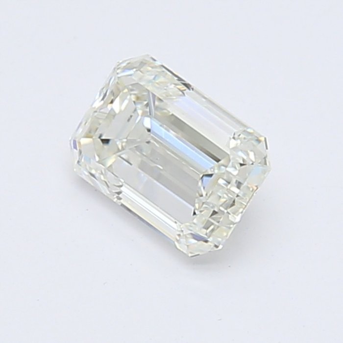 1 pcs Diamant  (Natur)  - 090 ct - Smaragd - H - VS1 - Gemological Institute of America (GIA)