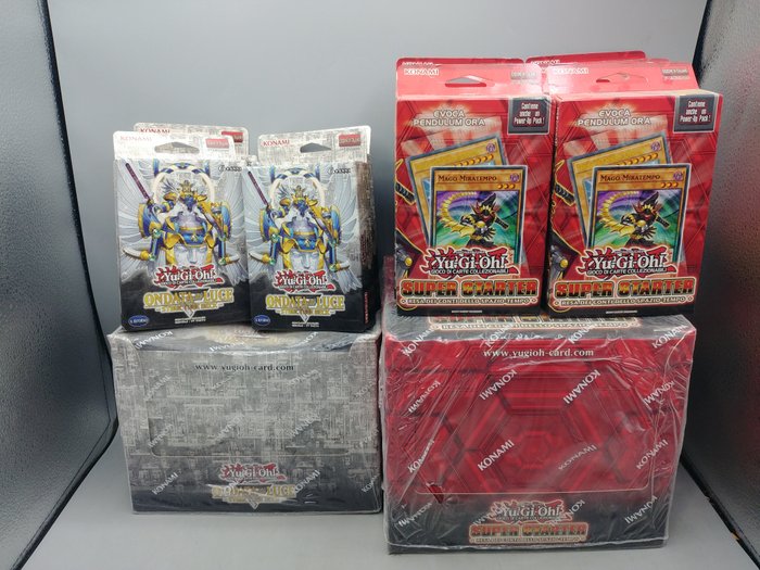 Konami Sealed box - 2x box yu-gi-oh! + 10 pack sigillati Ondata di luce - Super Starter