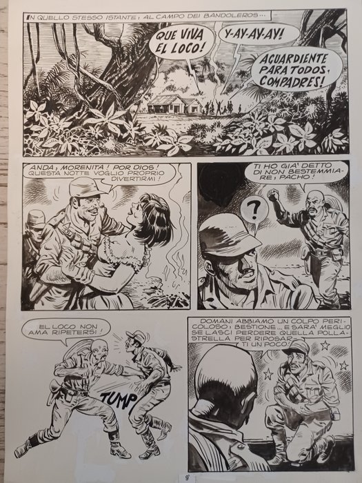 Bignotti, Franco - 2 Original page - Mister No - n. 31 "El Loco" - 1977