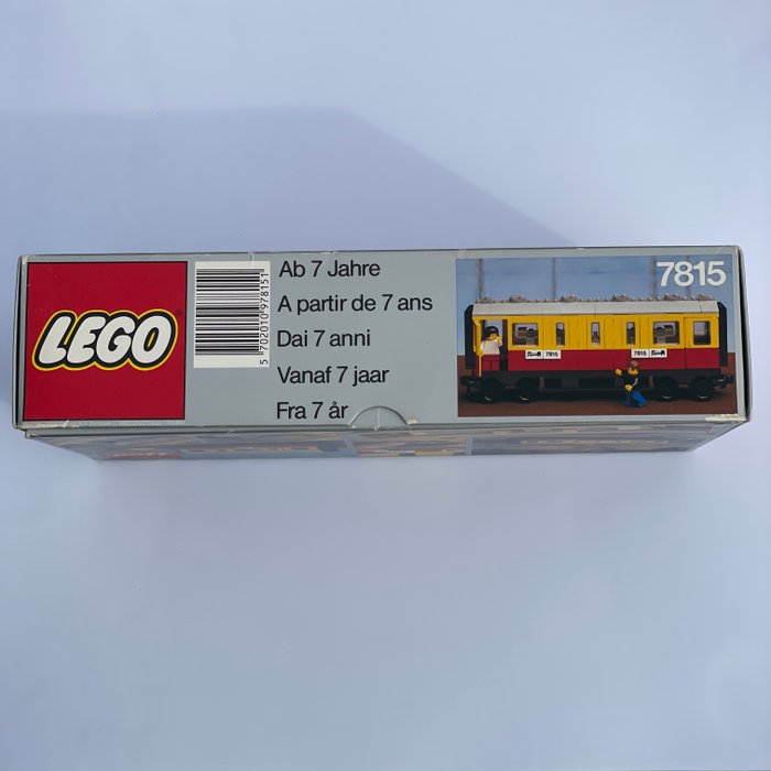 Lego - lego 7815 Passenger Carriage / Sleeper met doos uit 1983 !