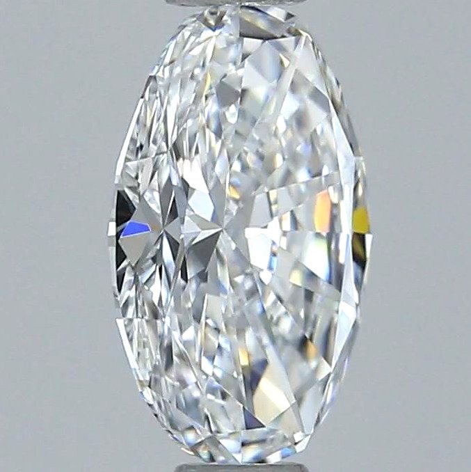 1 pcs Diamant  (Natur)  - 0.82 ct - Oval - D (farveløs) - IF - Gemological Institute of America (GIA) - *EX VG*