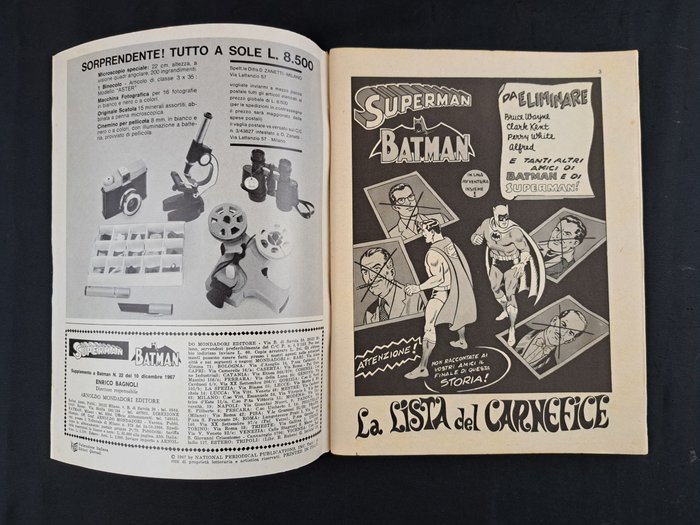 Superman e Batman Speciale e Batman Mondadori - 7 Comic - 1967/1968