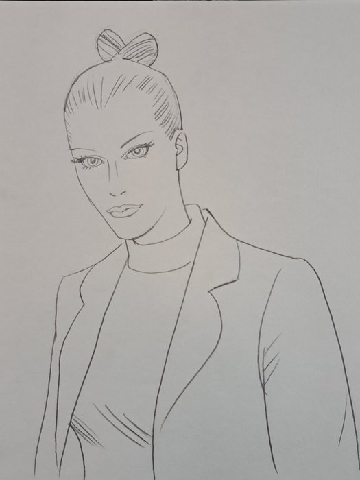 Zaniboni Sergio - 1 Original drawing - Diabolik - Incantevole Eva - 2010