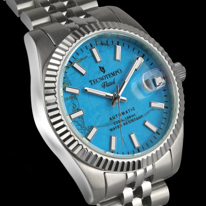 Tecnotempo - "Fluted" Limited Edition - - TT.100.FLTC (Real Turquoise) - Mænd - 2011-nu