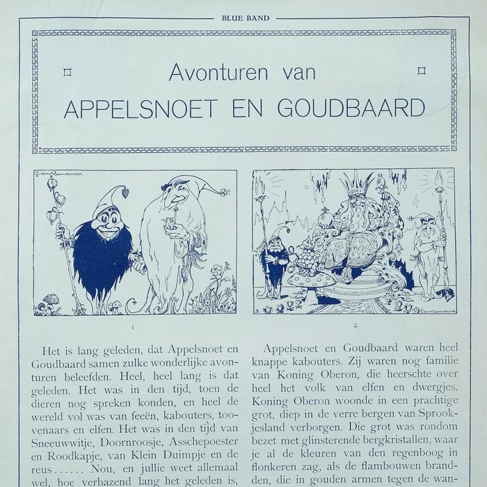 A.M. de Jong / G. van Raemdonck - Blue Band: Appelsnoet en Goudbaard + Victory - 1925-1927