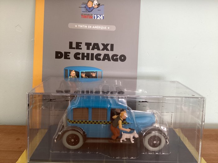 Samling "voitures Tintin 1:24ème" Chicago-taxi-N°7 - moulinsart/Hachette - 2019