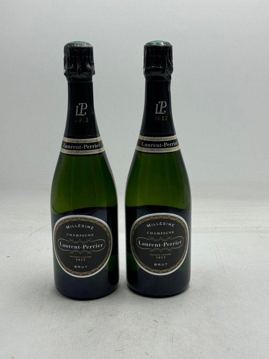 2012 Laurent-Perrier, Millésimé - Champagne Brut - 2 Flasker (0,75 L)