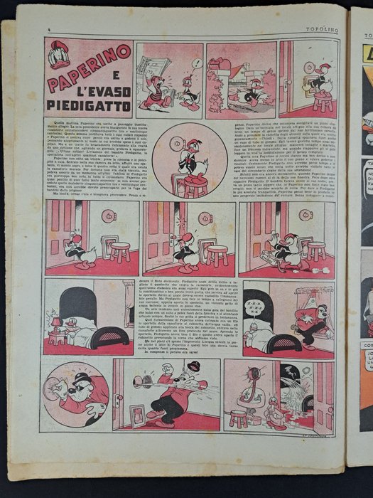 Topolino Giornale nn. 421/479 - 1941 Completa - 58 Comic - Første udgave