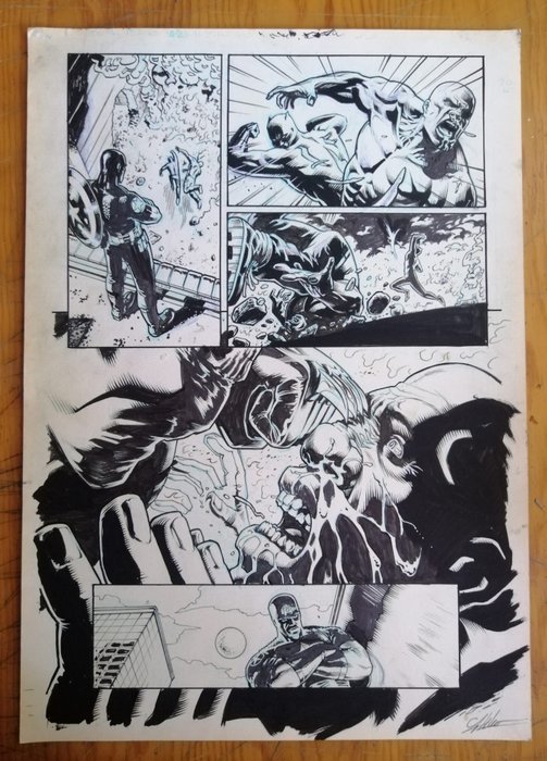 Atilio Rojo - 1 Original page - Black Panther - 2014