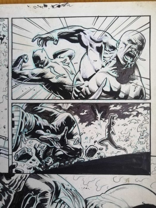 Atilio Rojo - 1 Original page - Black Panther - 2014