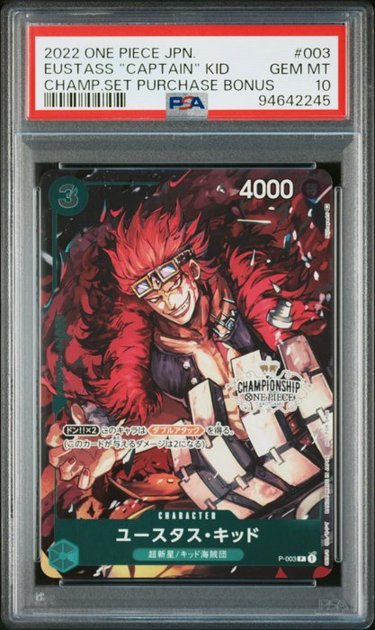 One Piece - 1 Graded card - One Piece - Kid - PSA 10