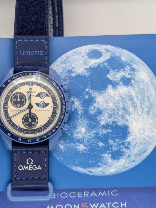 Swatch - The MoonSwatch Mission to the Super Blue Moonphase - Ingen mindstepris - Mænd - 2024