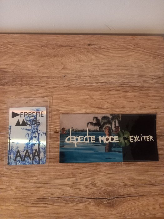 Depeche Mode - Backstage pass, Sticker - 2001