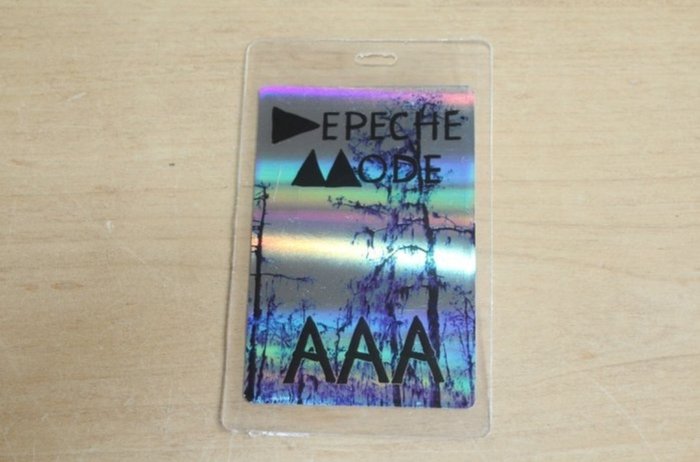 Depeche Mode - Backstage pass, Sticker - 2001