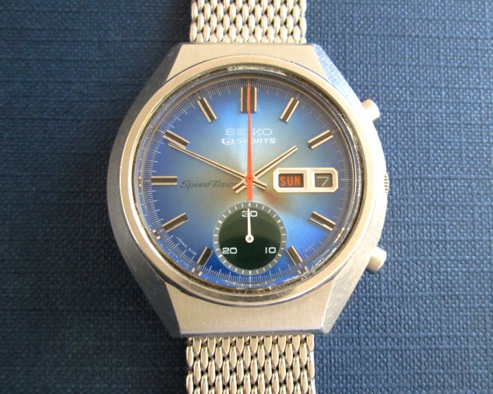 Seiko - 5 Sports 6139-8040 Speed-Timer - Ingen mindstepris - Mænd - 1970-1979