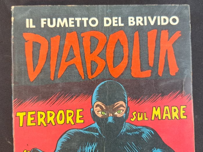 Diabolik Prima Serie n. 7 - Terrore Sul Mare - 1 Comic - Første udgave - 1963