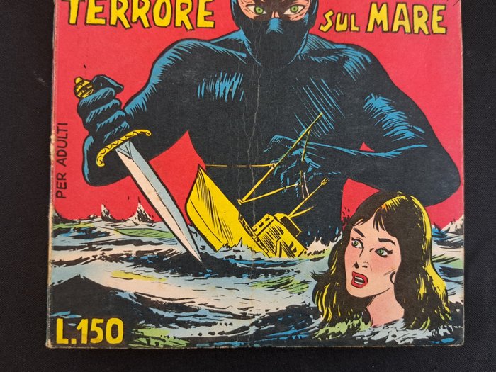 Diabolik Prima Serie n. 7 - Terrore Sul Mare - 1 Comic - Første udgave - 1963