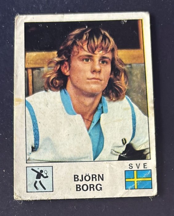 Panini - Sport Vedettes - #202 Björn Borg Rookie Sticker