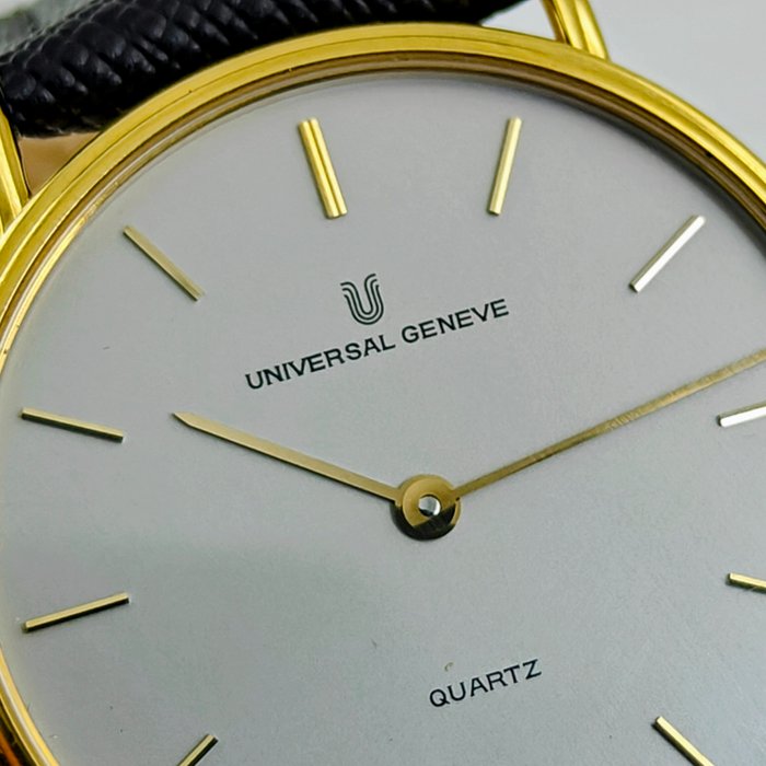 Universal Genève - Quartz Slim "Grey dial" Dresswatch - Ingen mindstepris - 547110 - Unisex - 1990-1999