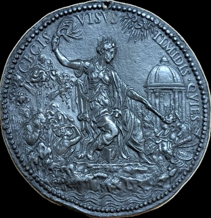 England. Maria 1. af England (1553-1558). Uniface medal by Jacopo Nizolla da Trezzo. Reverse Later cast