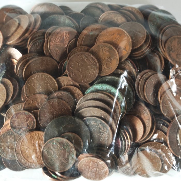 Forskellige lande. Lot 1.6 Kg Bronze various coins Various Dates (No Reserve Price) Various Dates  (Ingen mindstepris)