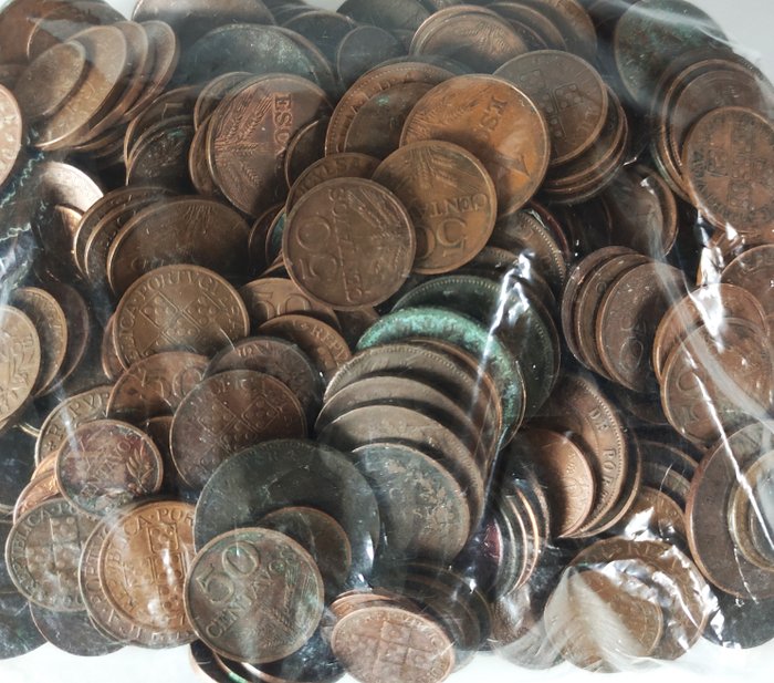 Forskellige lande. Lot 1.6 Kg Bronze various coins Various Dates (No Reserve Price) Various Dates  (Ingen mindstepris)