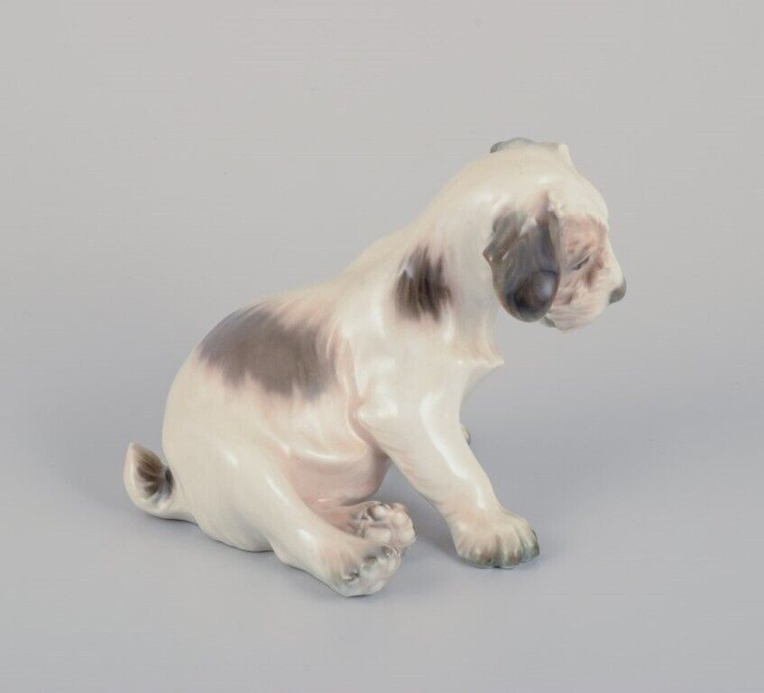 Dahl Jensen porcelain figurine of a Sealyham Terrier puppy 1930s