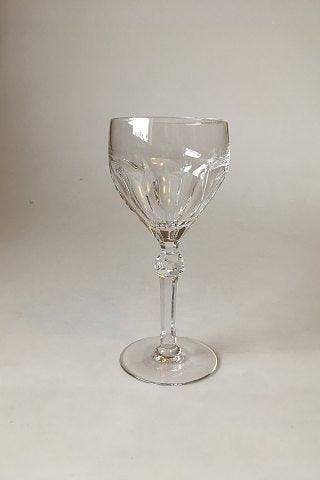 Val St Lambert style White Wine Glass