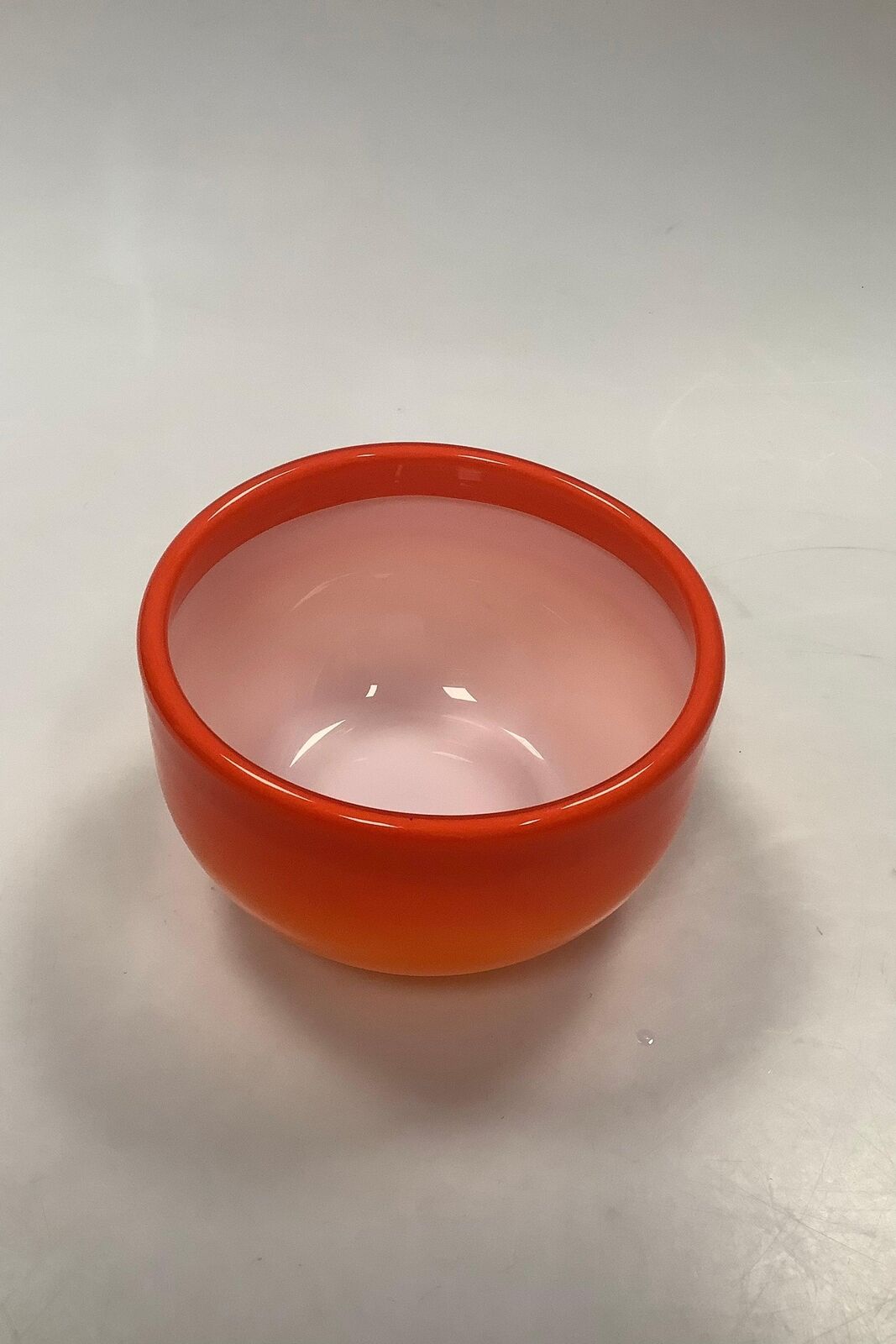 Holmegaard Palet / Carnaby Orange Glass Bowl