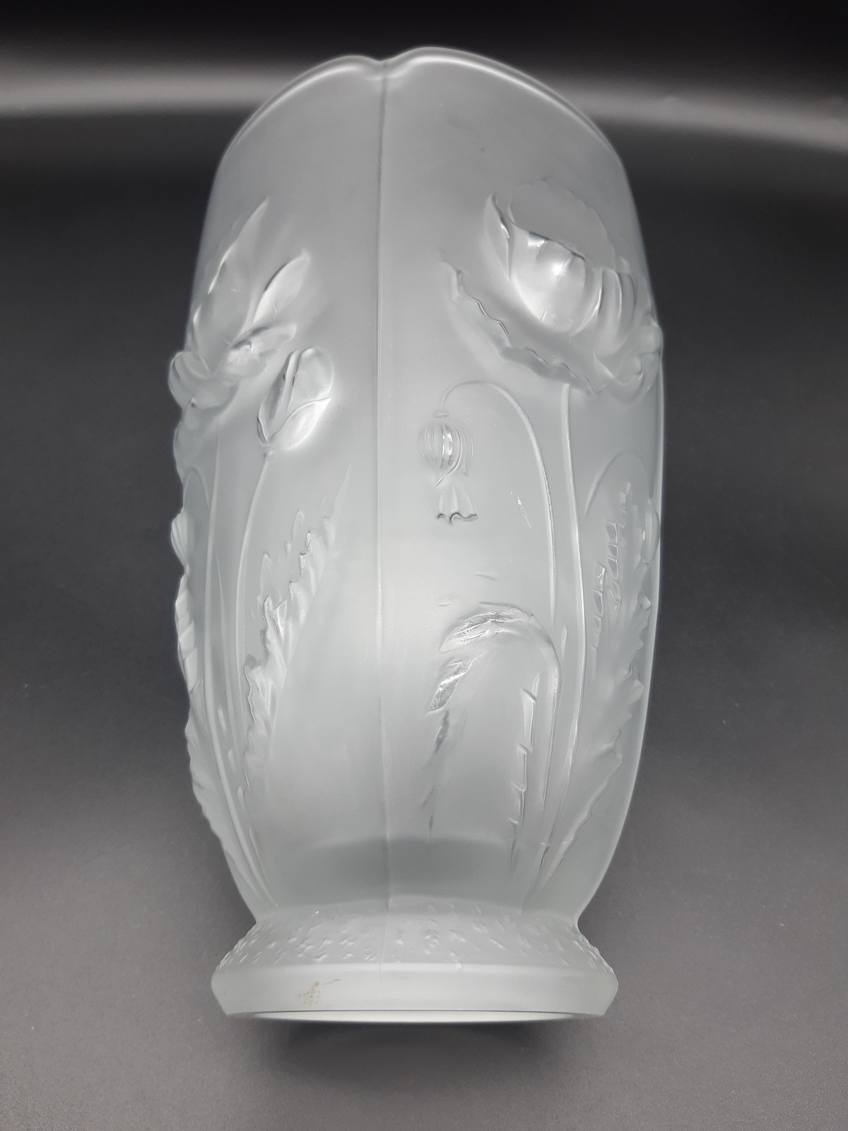 Barolac Josef Inwald Poppy frozen glass vase