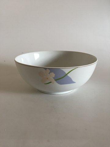 Bing  Grondahl Blue Orchid Salad Bowl No 313