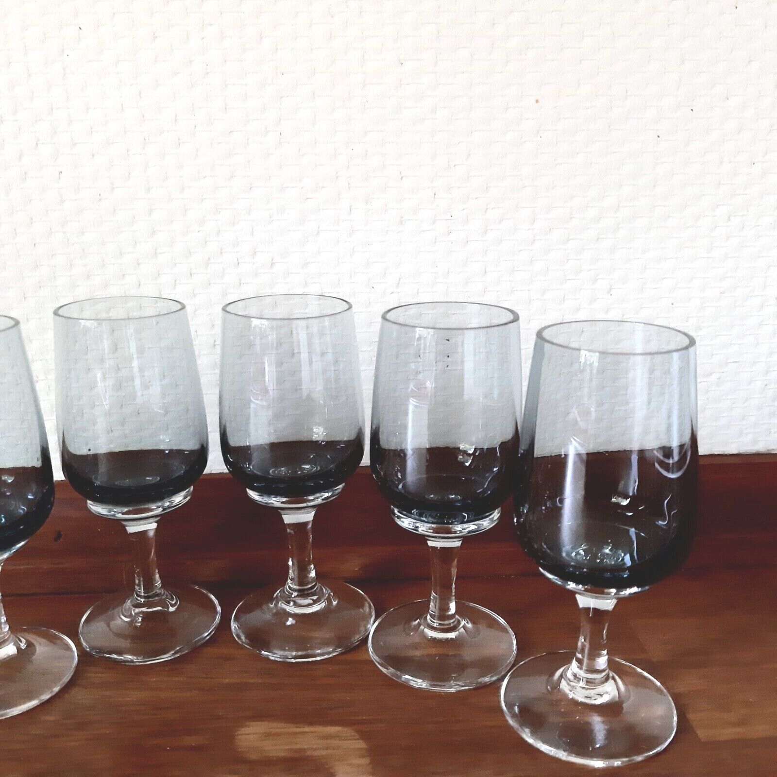 Set of 6 ATLANTIC CORDIAL / Sherry glasses 5 cl PER LUTKEN HOLMEGAARD 1962 - 75