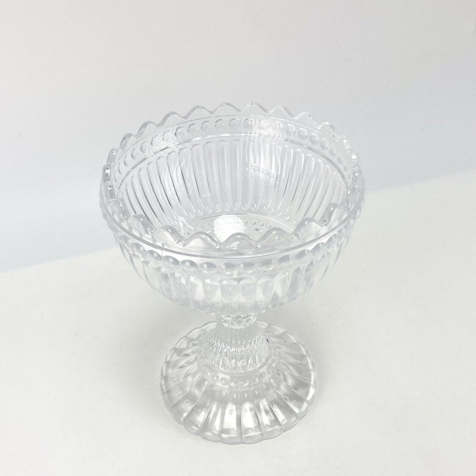 Finnish MCM Design Iittala Marimekko Mariskooli Serving Snack Bowl Votive Clear