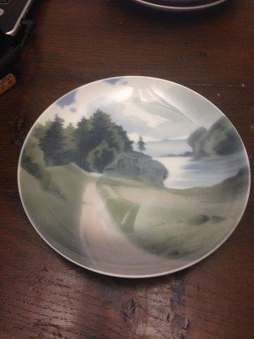 Bing  Grondahl Art Nouveau Wall Plate landscape No 3946/357-20