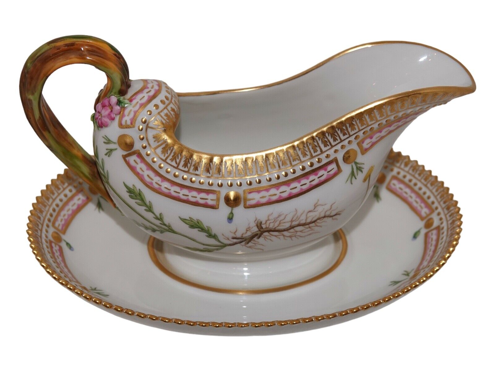 Royal Copenhagen Flora Danica gravy boat