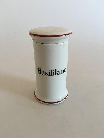 Bing  Grondahl Basilikum (Basil) Spice Jar No 497 from the Apothecary