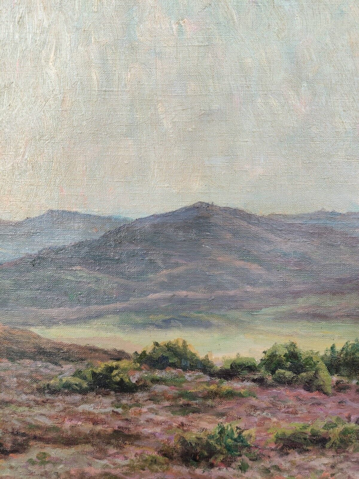 MOOR LANDSCAPE Original oil painting dated 1923