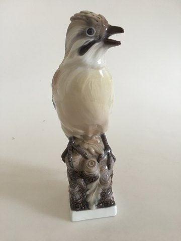 Lyngby Porcelain Figurine Eurasian Jay No 83