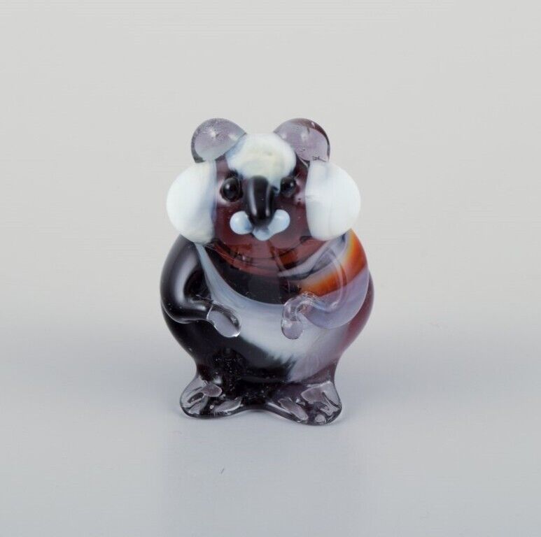 Murano Italy  Collection of four miniature glass rodent figurines