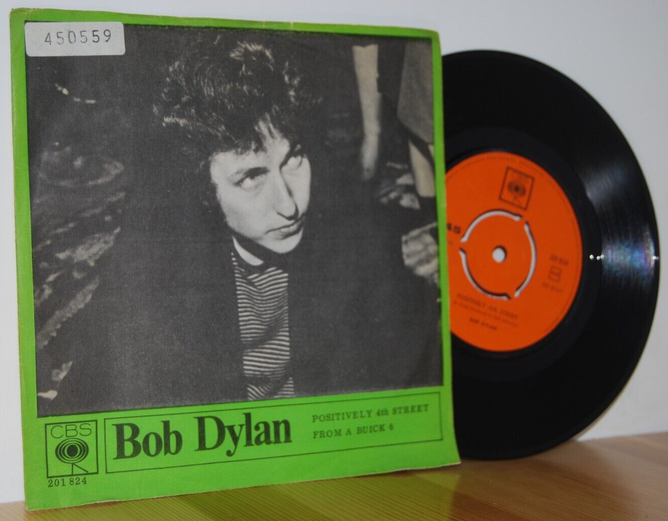 BOB DYLAN Positively 4th Street DANISH PS Picture Sleeve