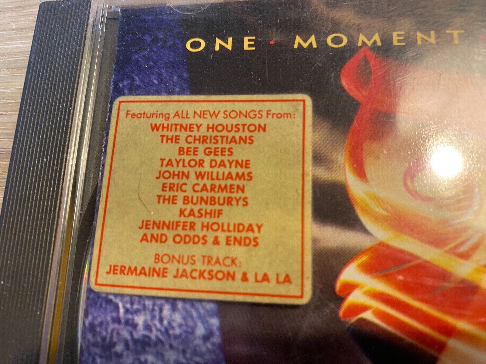 "ONE MOMENT IN TIME" 1988 CD 11 TRACK ARISTA RECORDS AAD 1PRESS WHITNEY HOUSTON