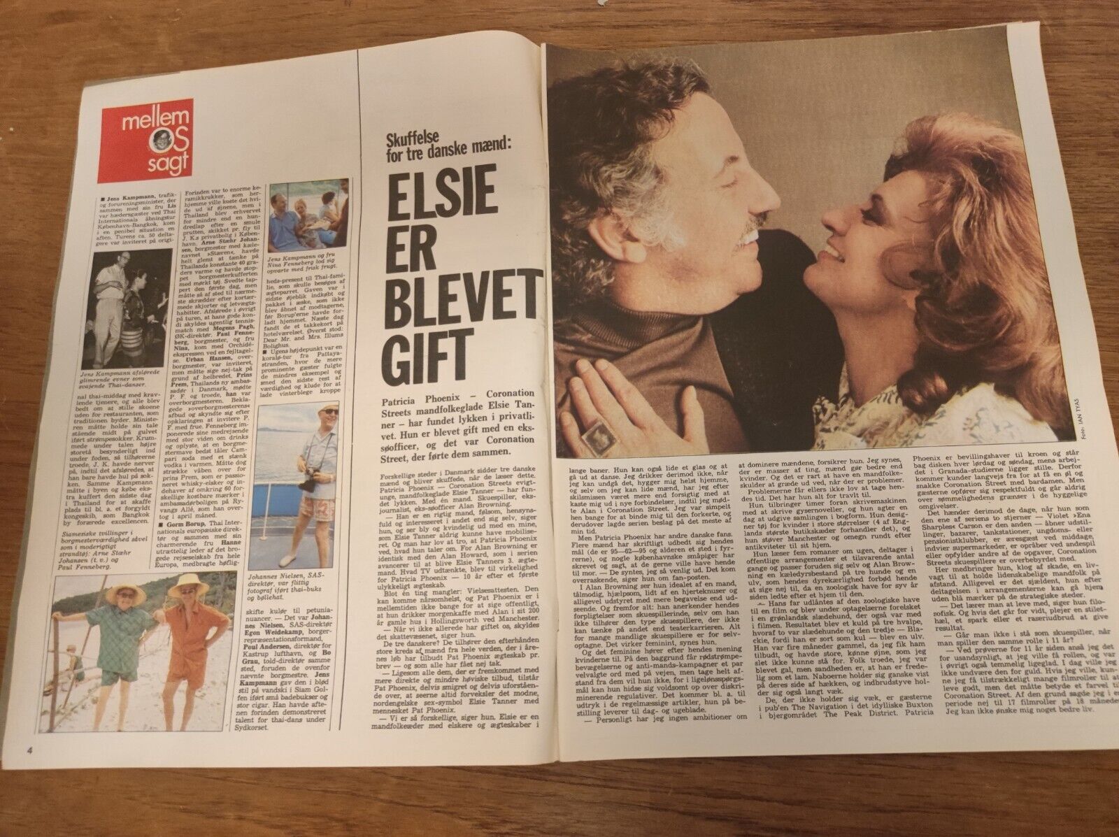 PRINCE FREDERIK Coronation Street DANNY KAYE  K Hepburn  SPIES 1972 Magazin BB90